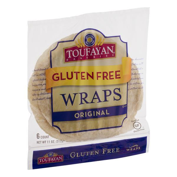 Toufayan Gluten Free Plain Wraps 6ct