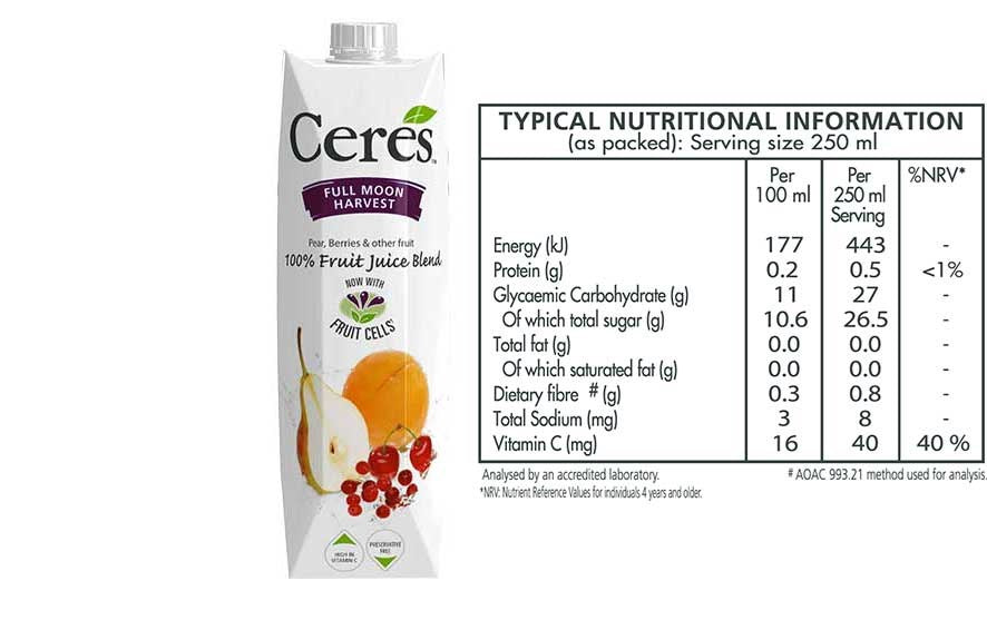 CERES Full Moon Harvest Juice 1 L