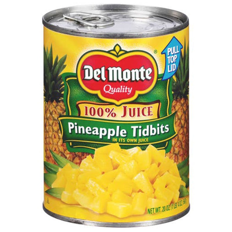 DEL MONTE Pineapple Tidbits 20 oz