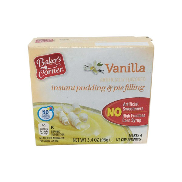 BAKER'S CORNER Vanilla Pudding 3.4 oz