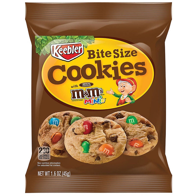 KEEBLER Bite Size Cookies M&Ms 1.6 oz