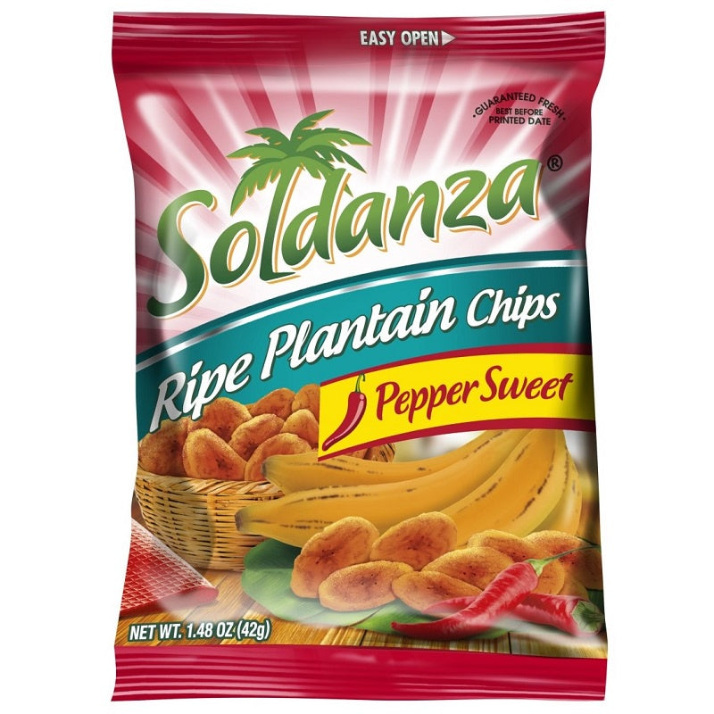 SOLDANZA Plantain Chips Pepper Sweet 42g