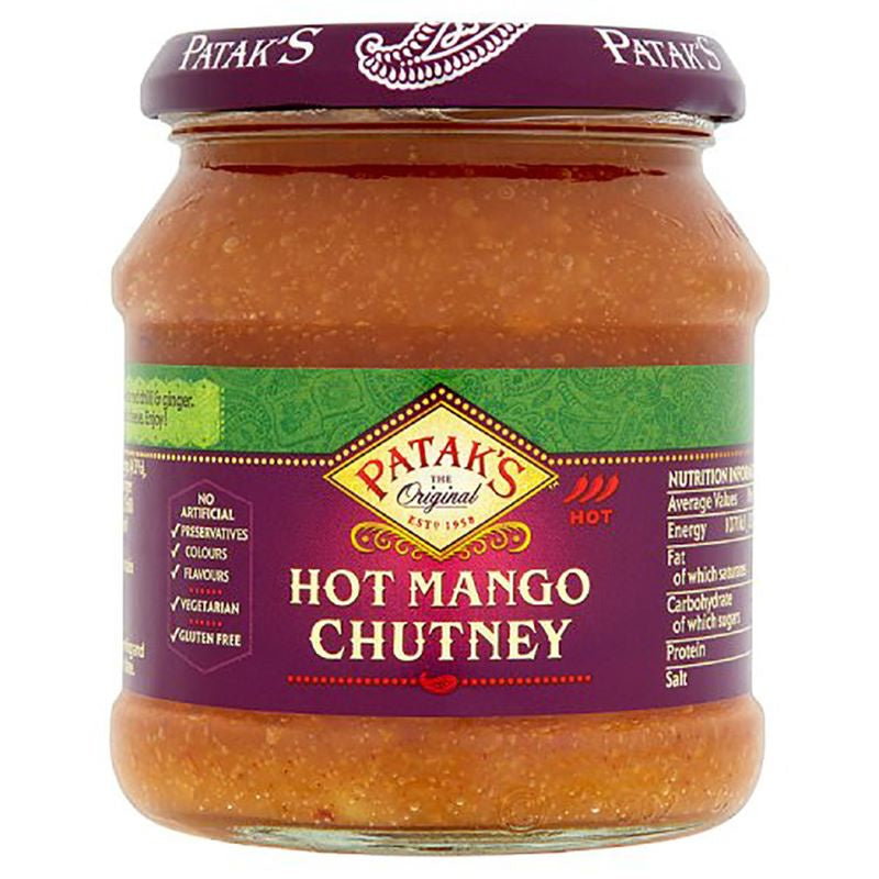 PATAK'S Hot Mango Chutney 340 g