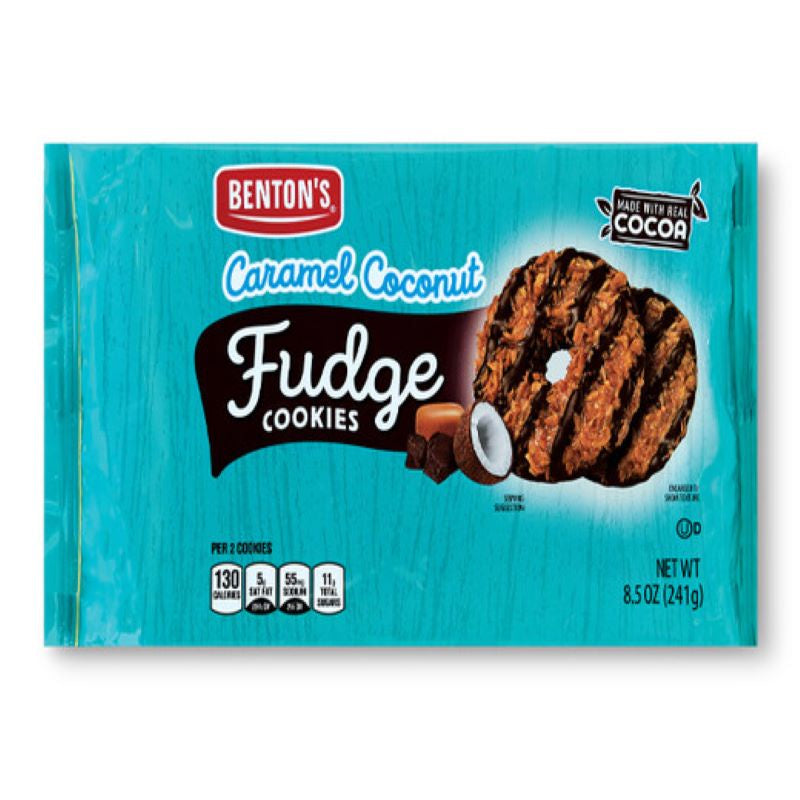BENTON'S Fudge Cookies Caramel Coconut 8.5 oz