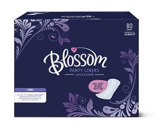 BLOSSOM Pantyliners 80 count
