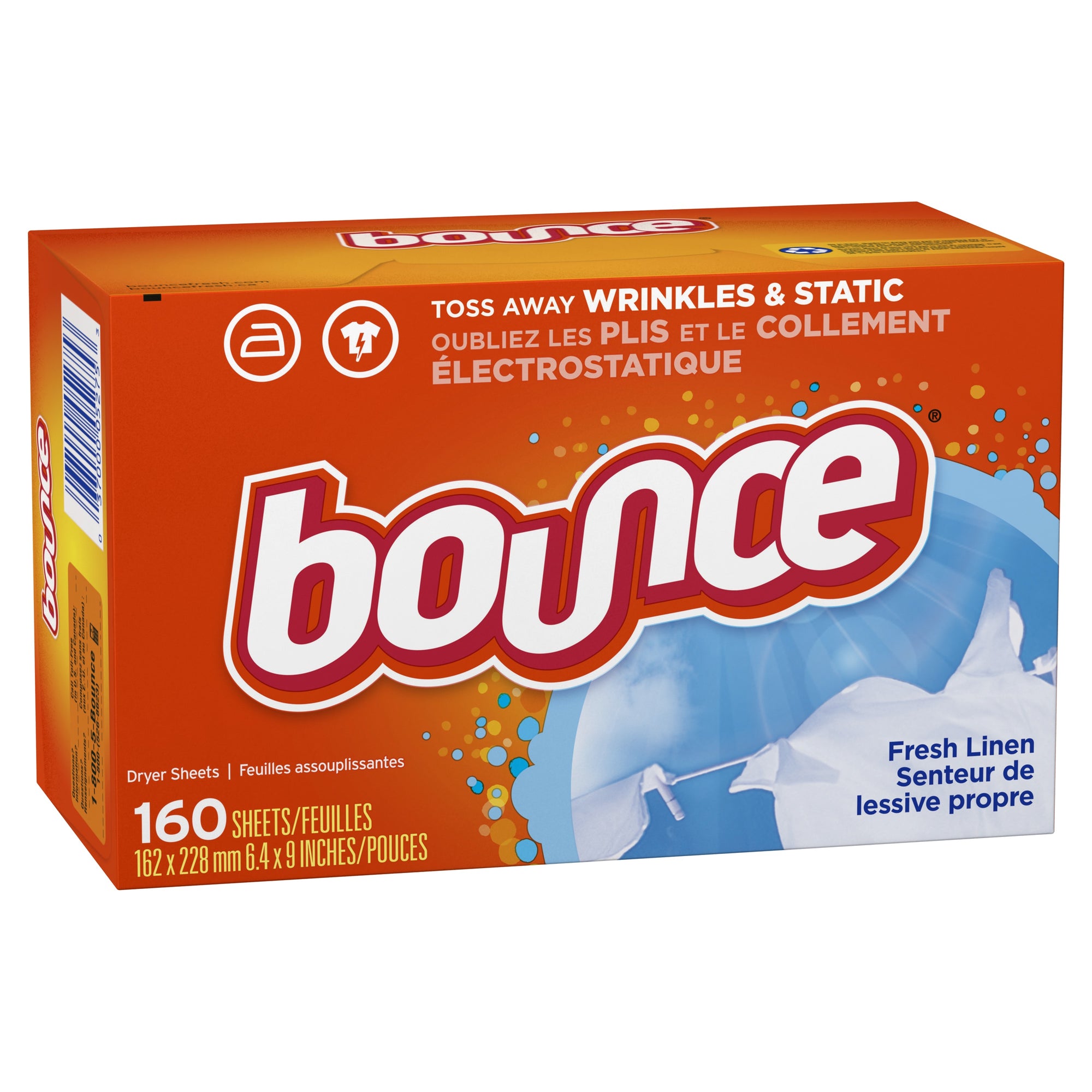 BOUNCE Outdoor Fresh Dryer Sheets 160 ct