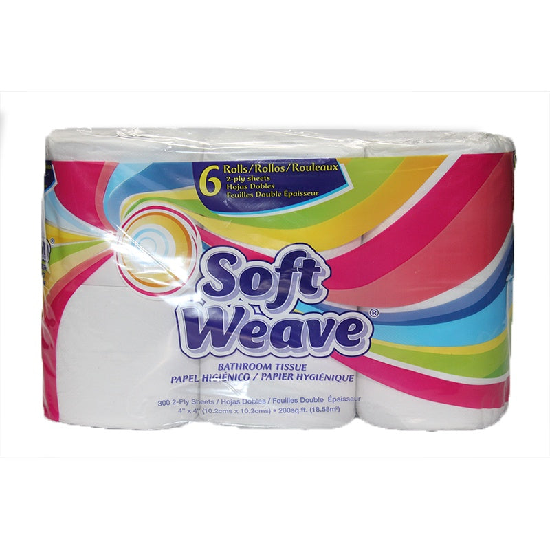 SOFT WEAVE Toilet Paper 6 rolls