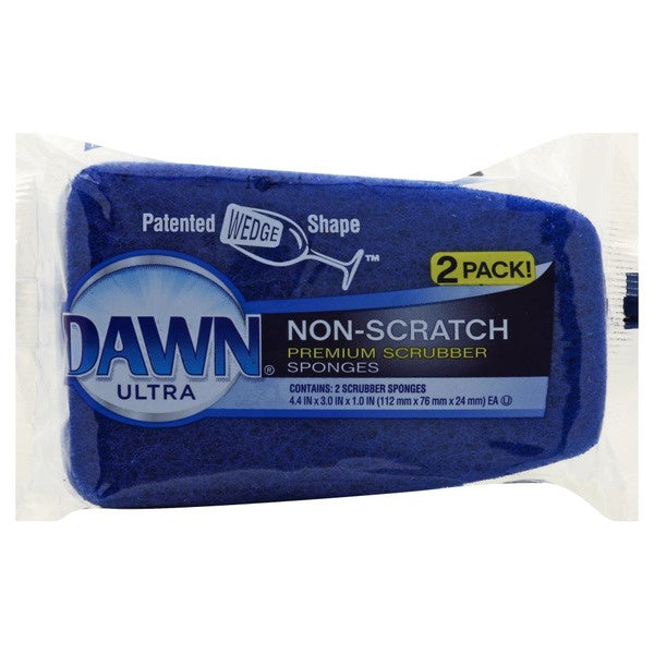 DAWN Ultra Non-Scratch Scrubber Sponge 2 count