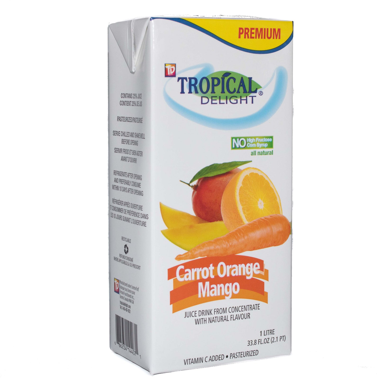 TROPICAL DELIGHT Carrot Mango Nectar 1L