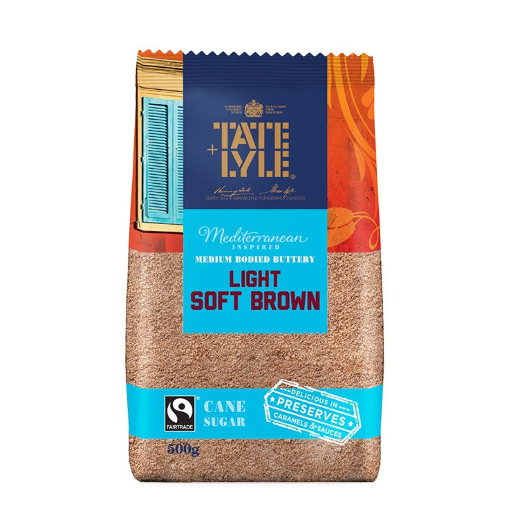 TATE & LYLE Light Soft Brown Sugar 500g