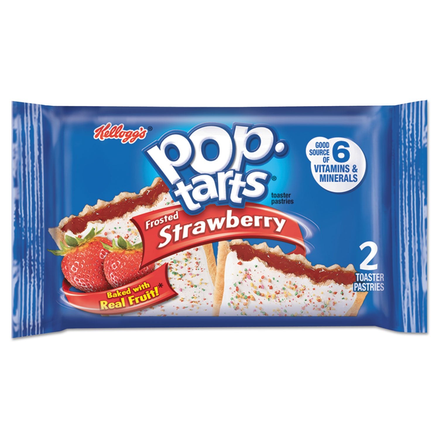 POP TARTS Frosted Strawberry 2 count 3.3oz