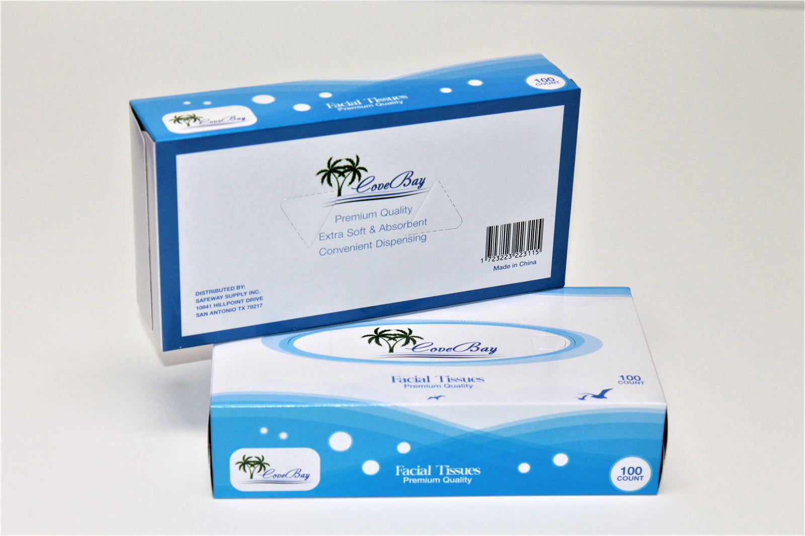 COVE BAY Flat Box Tissues