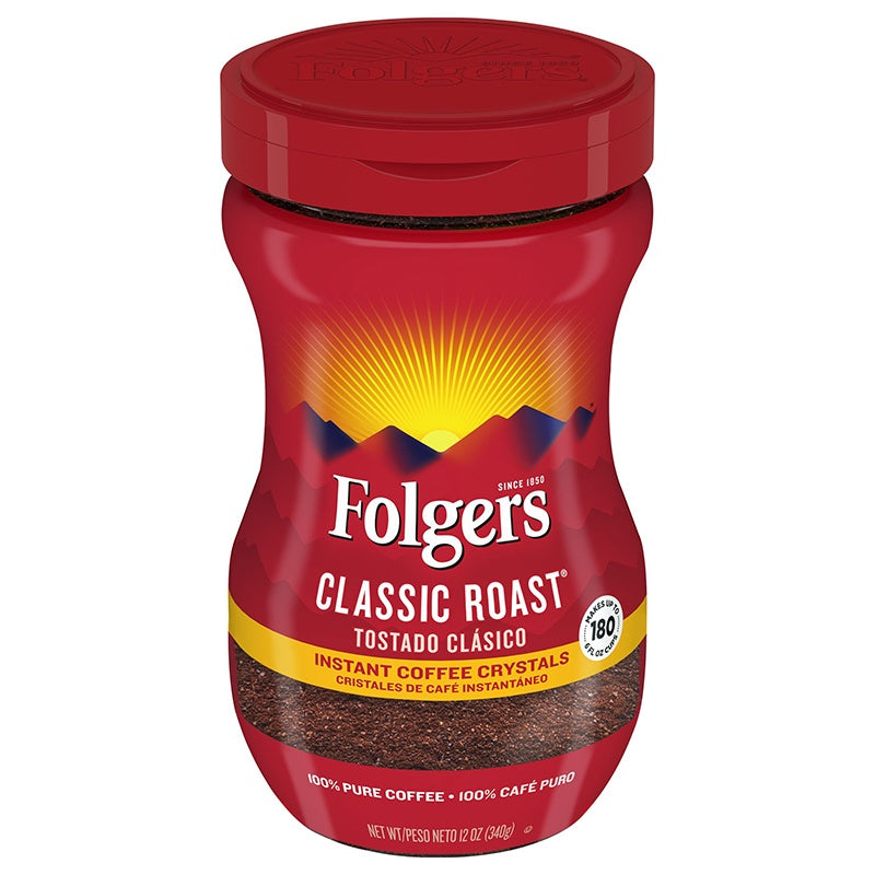 Folgers Classic Roast Instant Coffee 12oz