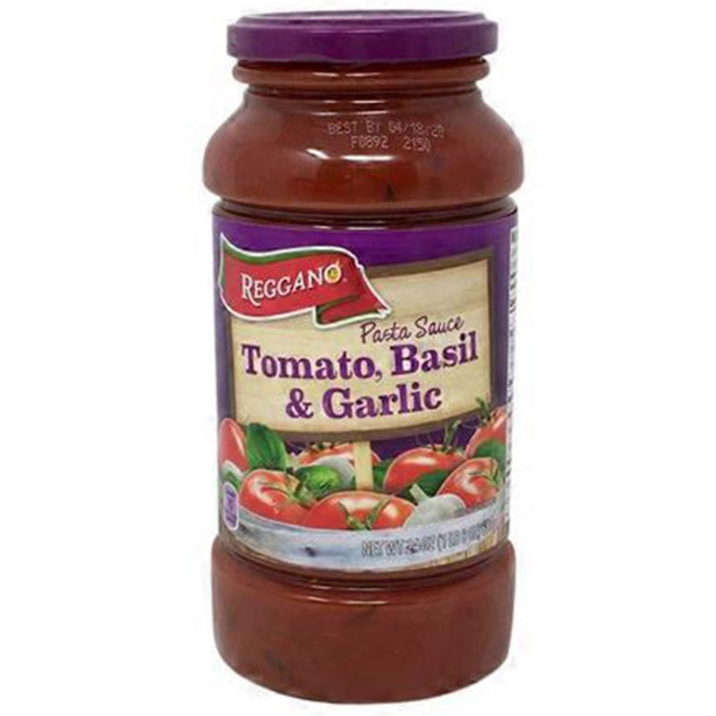 REGGANO Pasta Sauce Tomato, Basil & Garlic 24 oz
