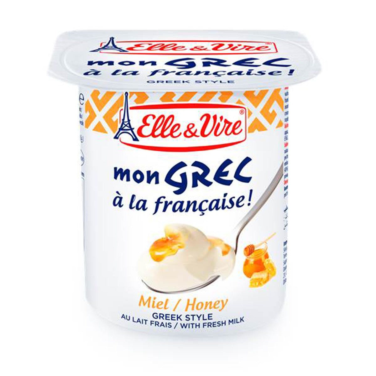 ELLE & VIRE Greek Yogurt Honey 125 g