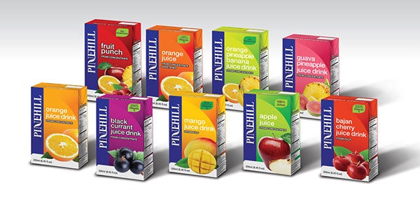 PINEHILL Box Juices Assorted (case)