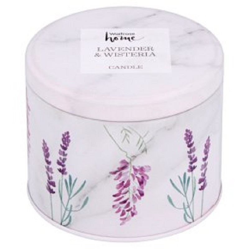 WAITROSE Lavender & Wisteria Tin Candle