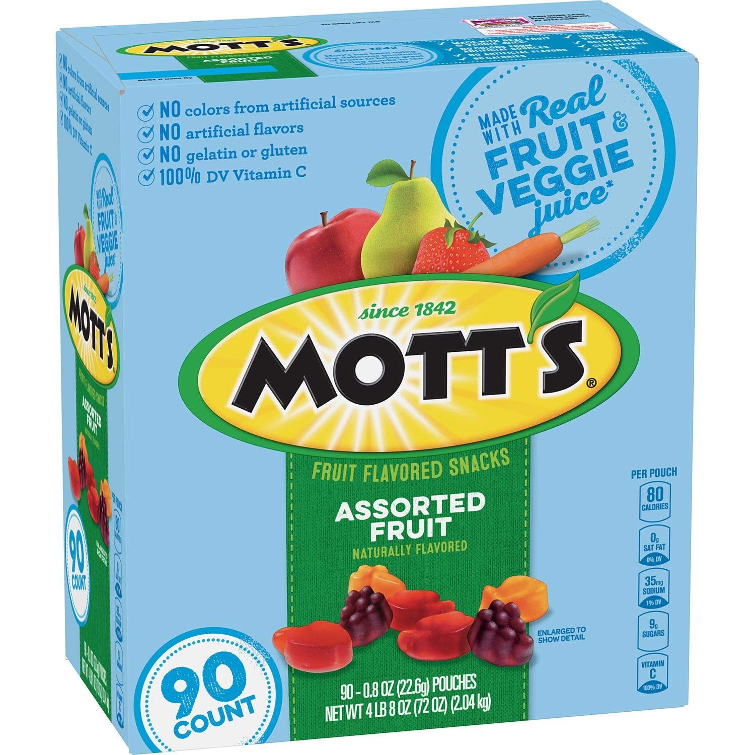 MOTT'S Assorted Fruit Snacks 0.8oz.