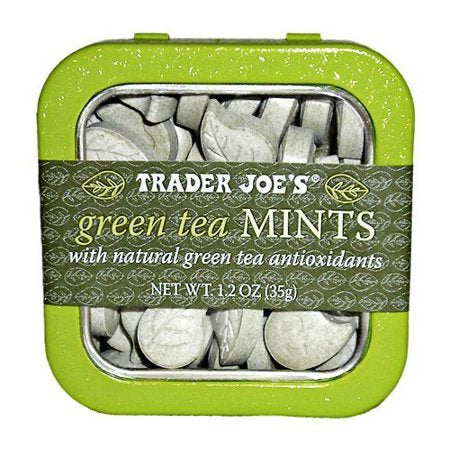 TRADER JOE'S Green Tea Infused Mints 1.2oz.