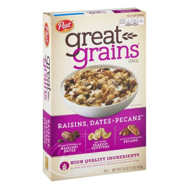 POST Great Grain Raisins & Dates 16oz