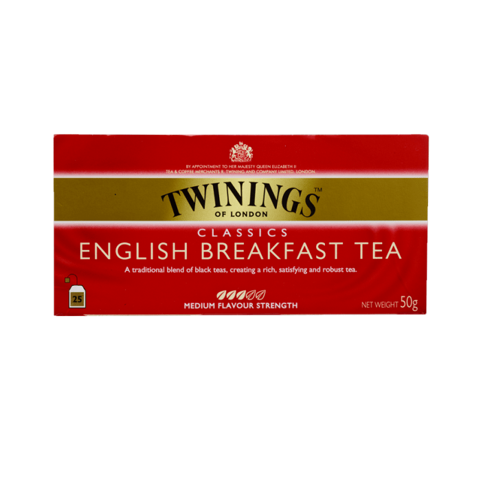 Twinings English Breakfast Tea 25 count