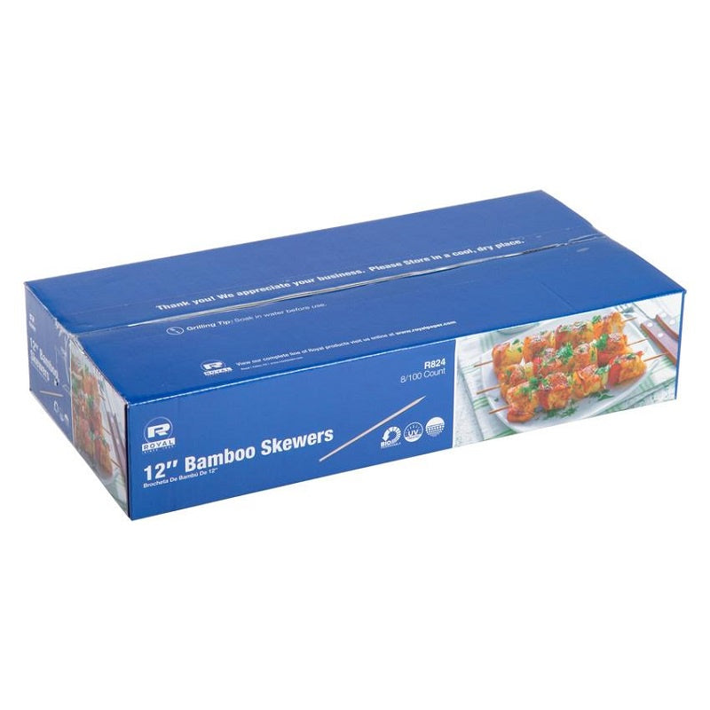 ROYAL Bamboo Skewers 12" 100 count