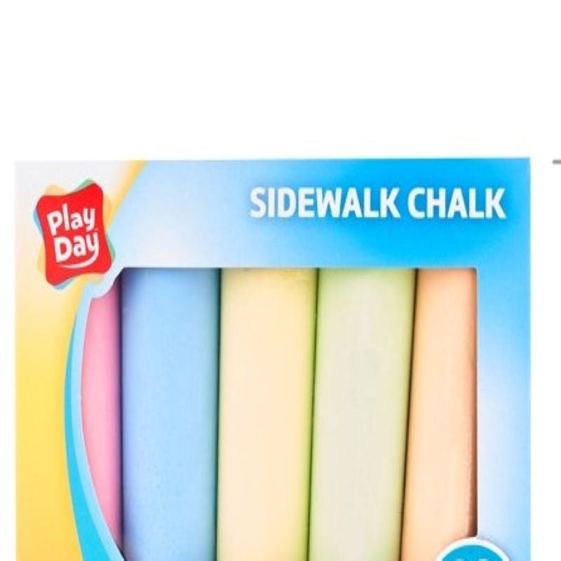 PLAY DAY Sidewalk Chalk 5 count