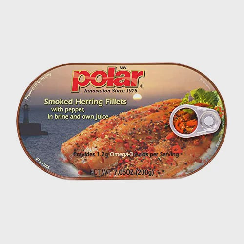 MW POLAR Smoked Herring Fillets With Pepper 7.05oz