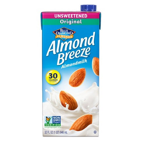 BLUE DIAMOND Almond Breeze Coconut Unsweetened 32oz
