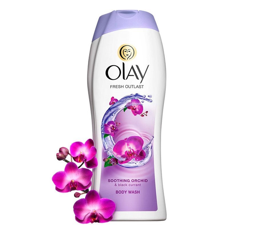 OLAY Orchid & Black Currant Body Wash 23.6oz
