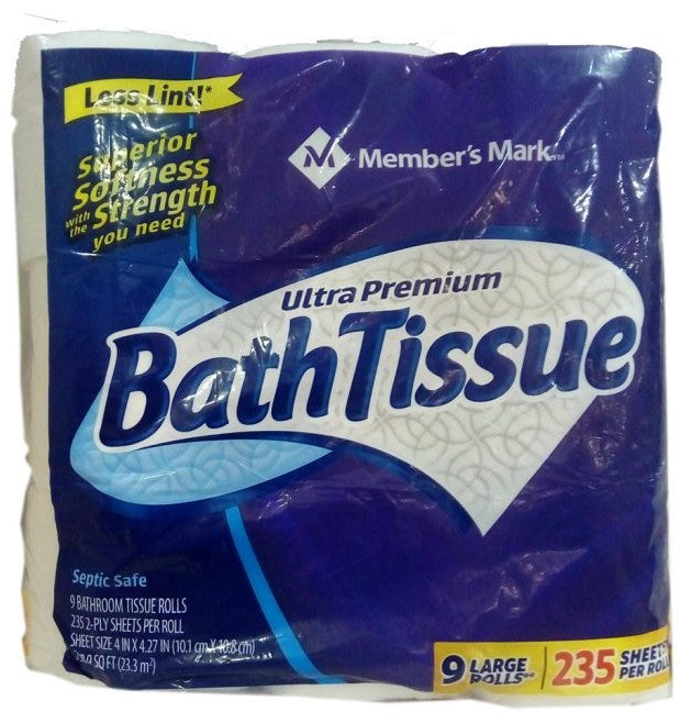 MEMBER'S MARK  Bath Tissue (9 large rolls)
