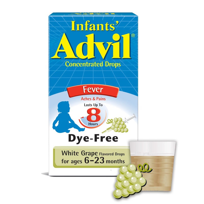 ADVIL Infants' Ibuprofen 1/2oz White Grape