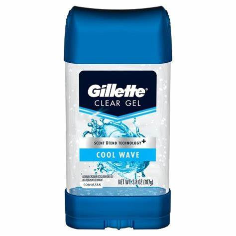 GILLETTE Clear Gel Deod Cool Wave 3.8 oz