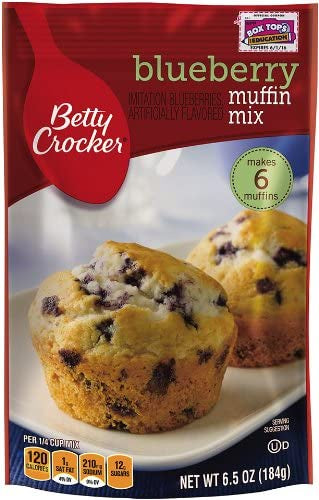 BETTY CROCKER Blueberry Muffin Mix 6.5oz