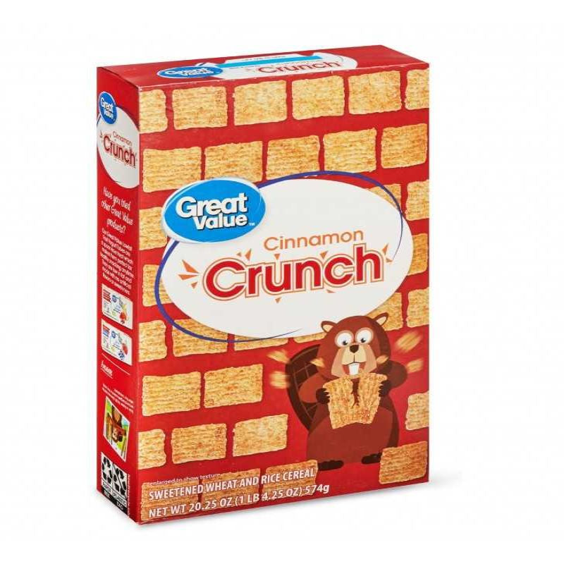 GREAT VALUE Cinnamon Crunch Cereal 20.25oz