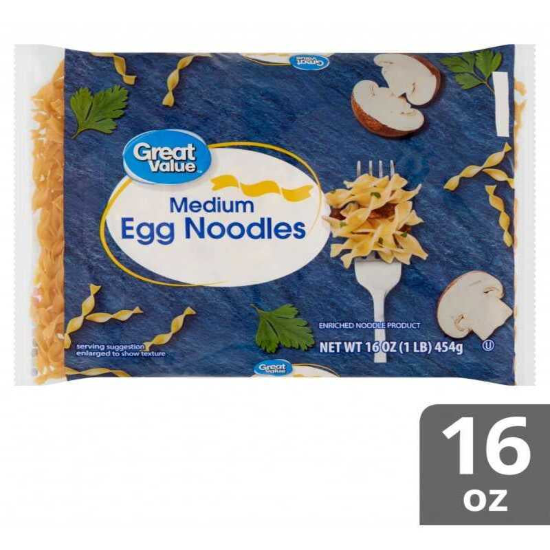 GREAT VALUE Medium Egg Noodles 16oz