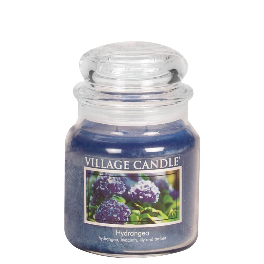 Village Candle Hydrangea Traditions Med Dome