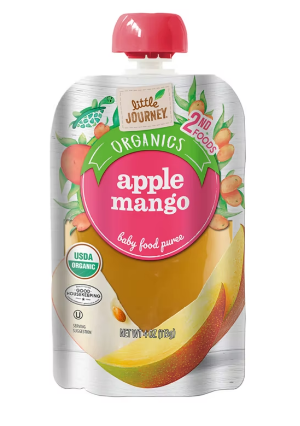 LITTLE JOURNEY Organics Apple Mango 4oz