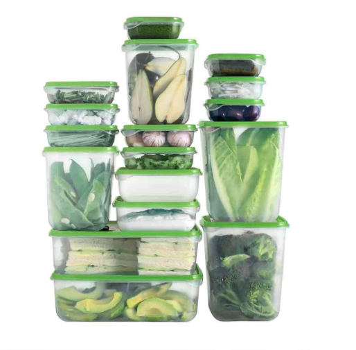 IKEA Pruta Food Containers Green 17 Count