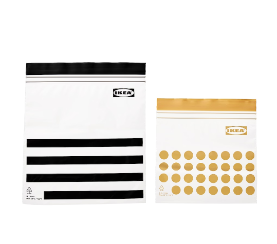 IKEA Istad Zip Bag 14oz & 34oz 60pk
