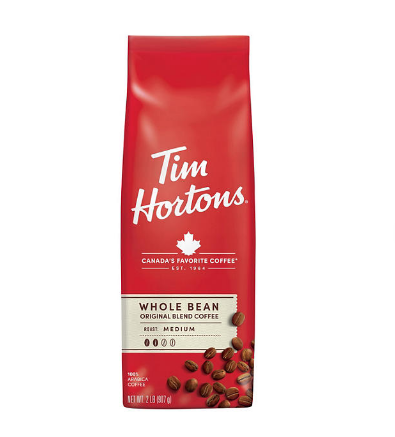 TIM HORTON'S Whole Bean Coffee Medium Roast 32 oz