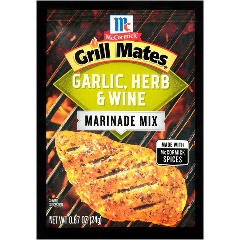 Mc CORMICK Grill Mates Garlic, Herb & Wine 0.87 oz