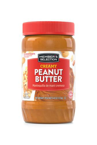 MEMBER'S SELECTION Creamy Peanut Butter 40 oz
