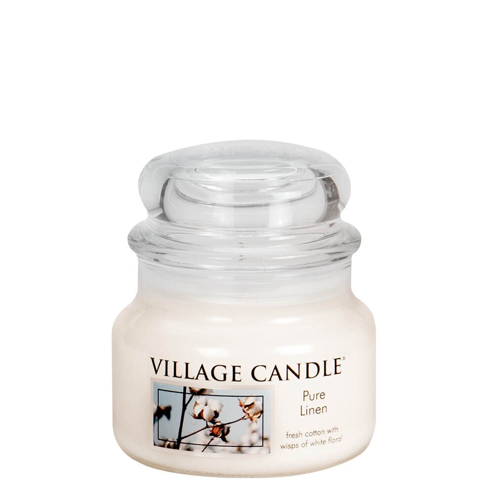 Village Candle Pure Linen Traditions Small Dome