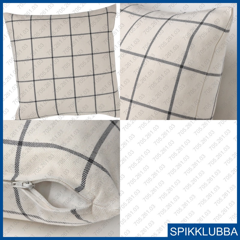 Spikklubba Cushion Cover Off White/Black