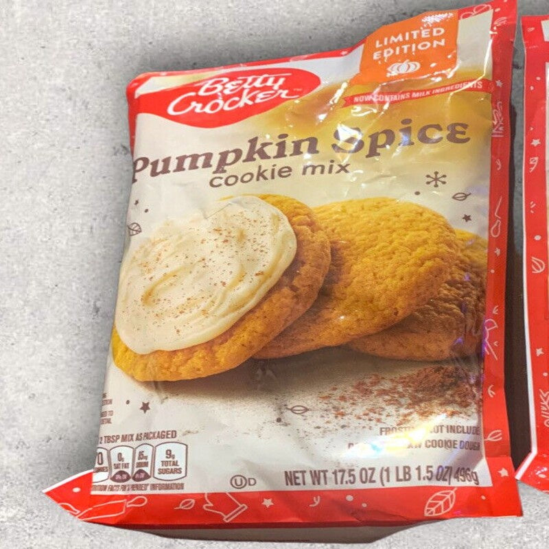BETTY CROCKER Pumpkin Spice Cookie Mix 17.5oz