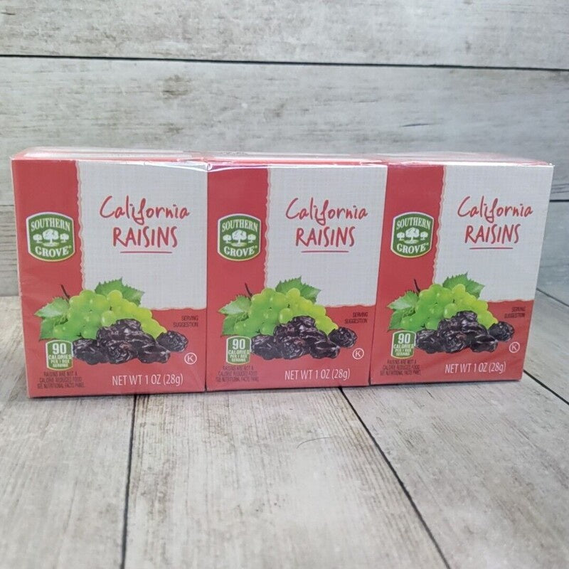 SOUTHERN GROVE California Raisins 1oz 6 count