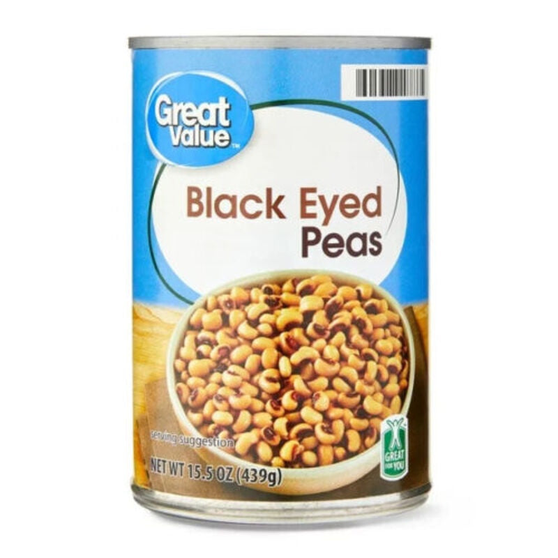 Great Value Black Eyed Peas 15.5 oz