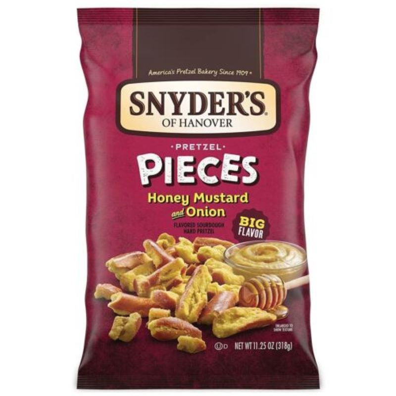 SNYDER'S Pretzel Pieces Honey Mustard & Onion 11.25oz