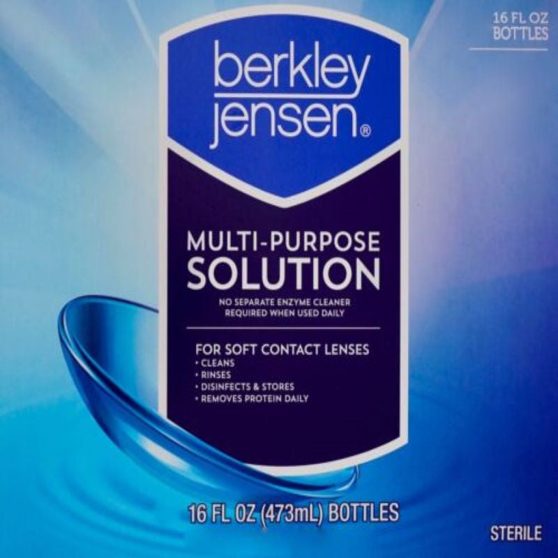 BERKLEY JENSEN Multi-Purpose Solution for Contact Lenses 16 oz